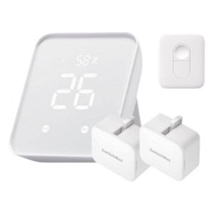 SWITCHBOT SWITCHBOTKHBR – Controlador Hub Inteligente / Conexión Dual Wi-Fi y Bluetooth 4.2 / Alcance 120 m (393.7 ft) / Compatibilidad IR / Soporte Matter