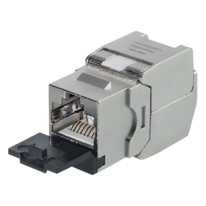 LINKEDPRO BY EPCOM LPKJHC6A – Módulo Jack Keystone / STP Blindado / CAT6A / Toolless / 10GbE / Tapa Protectora