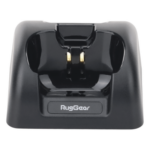 RUGGEAR SDC-360 – Cargador de Escritorio / Carga Simultánea de Equipo y Batería / Prioridad Inteligente / Diseño Robusto