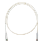PANDUIT NK6PC5Y – Cable de Parcheo UTP / Cat 6 / 1.5 m (4.92 ft) / 24 AWG / T568B / CM / Blanco Mate