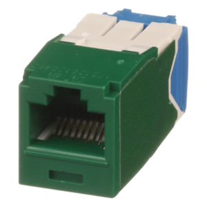 PANDUIT CJ6X88TGGR – Conector Jack RJ45 / Categoría 6A / 8P8C / Terminación TG Sin Impacto / Verde