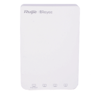 RUIJIE RG-RAP1200(P) – Punto de Acceso Wall Plate / Wi-Fi 5 / 1267 Mbps / MU-MIMO 2x2 / 5 Puertos Gigabit / PoE Out / Mesh / Beamforming