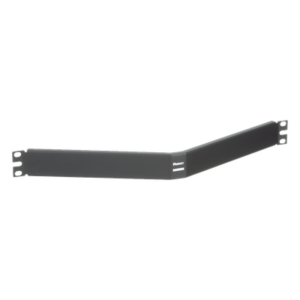 PANDUIT CPAF1BLY – Tapa Ciega para Rack / 19' / 1UR / Acero 16 Gage / Angulada / 482.6 x 43.7 mm