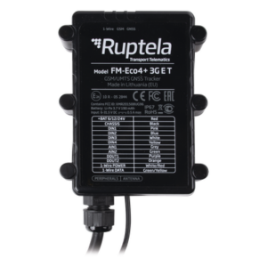 RUPTELA ECO4PLUS3GET – Localizador vehicular 3G / Antena Satelital Externa / Contra agua y polvo IP67 / RFID / Apagado de motor a distancia / Anti Jammer