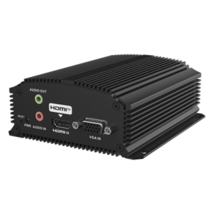 HIKVISION DS-6701HTHI-4K(B) – Codificador de Vídeo IP / 4K / H.265 / Entrada HDMI y VGA / Audio / RS-485 / Micro SD 128 GB