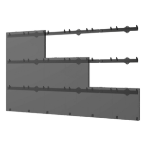 PEERLESS LEDUNVS-6X6 – Sistema de Montaje para Videowall / Configuración 6x6 Paneles / Capacidad 409.1 kg (900 lb) / Microajuste 6 mm / Aluminio Anodizado / Hasta 162" 3.60 x 2.03 m (11.8 x 6.7 ft)