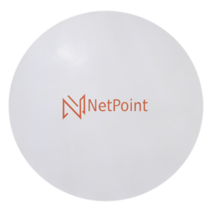 NetPoint NPX1GEN3 – Antena Direccional Parabólica / 60 cm (2 ft) / 4.9-6.4 GHz / 30 dBi / Polarización Slant 45° y 90° / Alcance 30 km / Conector N-Hembra