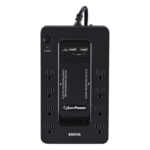 CYBERPOWER SX650U – UPS Standby / 650 VA / 390 W / 8 Tomas NEMA 5-15R / 3 Tomas ECO / Protección 526 J / LCD Multifunción