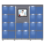 EPCOM INDUSTRIAL GAB-AU-BL – Locker de Autoservicio / 20 Gabinetes Metálicos / Lector QR Integrado / Alimentación Dual 110/220 VCA / Uso Interior y Exterior / ISO 9001:2015