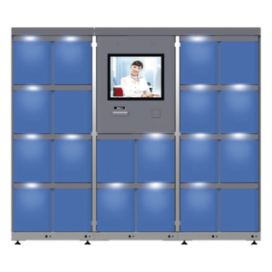 EPCOM INDUSTRIAL GAB-AU-BL – Locker de Autoservicio / 20 Gabinetes Metálicos / Lector QR Integrado / Alimentación Dual 110/220 VCA / Uso Interior y Exterior / ISO 9001:2015