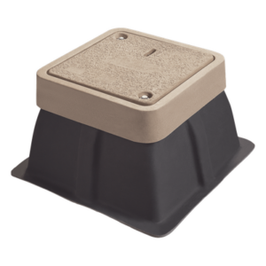 LINKEDPRO BY EPCOM LP-AP-12X12X18 – Registro para Alumbrado Público / 12x12x18 Pulgadas / Resistencia 3 Toneladas / Uso Peatonal / Concreto Polimérico y Fibra de Vidrio