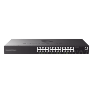 GRANDSTREAM GWN7803P – Switch PoE+ Administrable / 24 Puertos Gigabit / 4 SFP Uplink / 360W PoE Total / 56 Gbps Switching / Cloud Gratuito / Rack 19"
