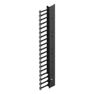 HOFFMAN PS1CM218 – Organizador Vertical de Cables / 45 UR / 2 m (6.6 ft) / 726 Cables / RAL 9005 / Dedos 1.75 pulg / 95x208 mm