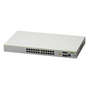 ALLIED TELESIS AT-FS980M-28-10 – Switch Administrable CentreCOM FS980M, Capa 3 de 24 Puertos 10/100 Mbps + 4 SFP Gigabit