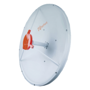 NetPoint NP4530 – Antena parabólica profunda blindada / 3 ft (0.9 m) / 4.5-5.5 GHz / 34 dBi / SLANT 45° y 90° / Alcance 60 km / N-hembra