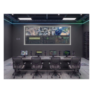 HIKVISION DS-VW3X20B55/WM – Videowall 3x2 / 6 Pantallas 55" Full HD / Bisel 3.5 mm / Decodificador 16 Salidas HDMI 4K / 256 Canales / Montaje de Pared / Operación 24/7