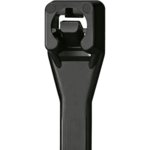 LINKEDPRO LP-25100-B – Cinchos de Nylon con Sistema de Autobloqueo Seguro / Color Negro / 2.5 × 100 mm / Paquete con 100 Piezas