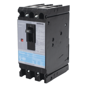 SIEMENS ED63B050MX – Interruptor Termomagnético / 3 Polos / 50A / 600V CA / Capacidad Interruptiva 25 kA / Gabinete N1 y N3R