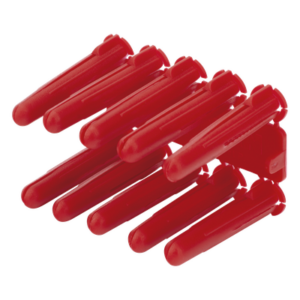 THORSMAN TP-2X – Taquete de Anclaje / 1/4" / Doble Expansión Multidireccional / Carga 60 kg / HDPE Resistente / Paquete 100 Piezas