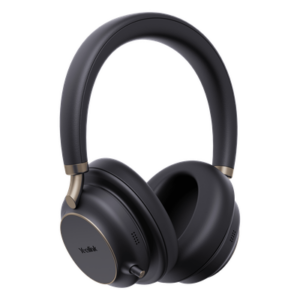 YEALINK BH76-PLUS-UC-BLACK-USB-C/A – Diadema Inalámbrica / Cancelación de Ruido Activa Híbrida 35 dB / Bluetooth 5.3 / Alcance 45 m (147.6 ft) / Autonomía 40 h / USB-C y Qi / Dual Over-Ear y On-Ear