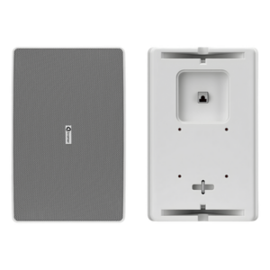 KRAMER WM-8D-WT – Altavoz de Pared / 8" / PoE++ / Dante / DSP Integrado / Mezclador 2 Canales / 100 dB SPL / Montaje Flexible