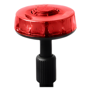 FEDERAL SIGNAL CO-400-R – Luz telescópica trasera / Mástil 3 secciones / 15 LEDs Solaris / 12W / 12VCC / Domo rojo policarbonato