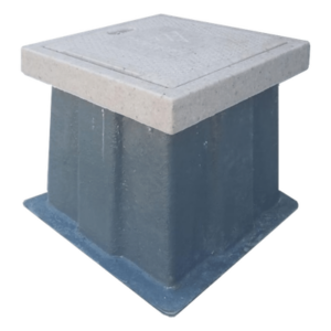 LINKEDPRO BY EPCOM LP-AP-30X30X45 – Registro para Alumbrado Público / 30 x 30 x 45 cm / Resistencia 3 Toneladas / Uso Peatonal / Impermeable / Anticorrosión