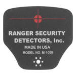 RANGER SECURITY DETECTORS RANGERSTICKER – Sticker para Detector de Seguridad / Resistencia Térmica 60°C / 140°F / Instalación Fácil / Diseño Discreto