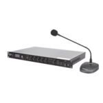 EPCOM PROAUDIO SF120DTB/MIC – Kit Amplificador de Voceo / 120W RMS / Salida 100V/4Ω / Bluetooth / USB / MP3 / FM / 4 Entradas de Micrófono / Micrófono de Escritorio