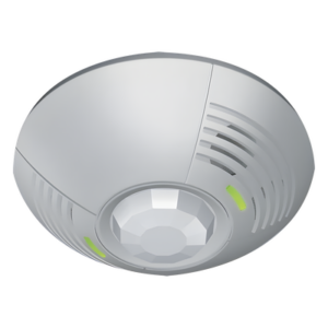 LUTRON ELECTRONICS LOS-CDT-500R-WH – Sensor de ocupación de techo / Doble tecnología US + PIR / 46 m² (500 ft²) a 180° / Relevador SPDT 500 mA / Fotocelda 0-1000 lx / 20-24 VCD