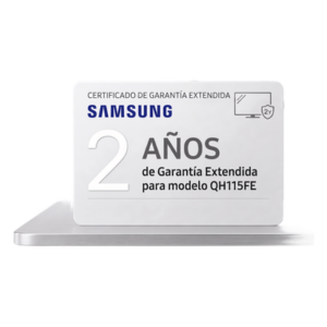 SAMSUNG ELECTRONICS QH115-2YG – Extension de garantia para pantallas profesionales modelo QH115FE