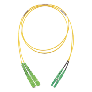 PANDUIT F92ERANB1SNM002 – Jumper de Fibra Óptica / Monomodo OS2 9/125 / SC/APC-LC/APC Duplex / OFNR Riser / LSZH / 2 m (6.56 pies)