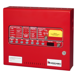 HOCHIKI HCVR-3-R – Panel de Liberación de 3 Zonas / UL 864 / FM Aprobado / Temporizador 60 s / Liberación 5 min