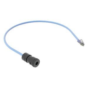 PANDUIT FC-ICCP0.5MBU – Cable de Conexión Jack a Plug RJ45 / Cat 6A / CMP Plenum / 0.5 m (1.64 ft) / Azul