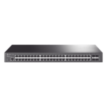 TP-LINK TL-SG3452X – Switch Administrable / 48 Puertos Gigabit / 4 Puertos SFP+ 10G / Rendimiento 176 Gbps / Sin Ventilador / Gestión Centralizada en la Nube