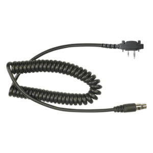 PRYME MC-EM30S – Cable para Auricular / UL-914 Resistente al Fuego / Atenuación de Ruido / 6 Conductores / 250mm / 0.82 pies / Compatible Icom