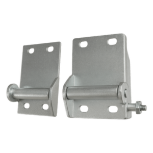 ACCESSPRO AC-BOTTOM-X – Soportes Inferiores para Puerta de Garage / Acero Reforzado / Capacidad 500 kg / Par Izquierdo y Derecho / Acabado Anticorrosión
