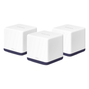 Mercusys H50G3PACK – Sistema Mesh Wi-Fi / Doble Banda AC1900 / 3 Puertos Gigabit / Roaming Continuo / Beamforming / Control por App