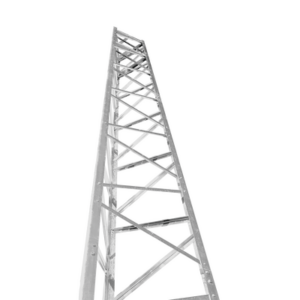 Trylon TRY-T-72-T300 – Torre autosoportada / 21.9 m (72 pies) / Viento 70 mph / Piernas acanaladas / Base incluida