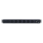 CYBERPOWER PDU15B2F8R – PDU Básico Rack / 10 Salidas NEMA 5-15R / 15 Amp / 120 Vca / 1U / Cable 4.5 m (14.8 ft)