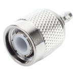 RF INDUSTRIES,LTD RFT-1202-3 – Conector TNC Macho / Anillo plegable / RG-174/U, Belden 8216 / Cuerpo bronce niquelado / Contacto oro