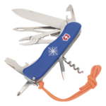VICTORINOX 85932W – Multiherramienta / 18 Funciones / Hoja Dentada / Bloqueable / 183 g / Poliamida / Azul