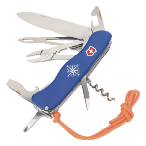 VICTORINOX 85932W – Multiherramienta / 18 Funciones / Hoja Dentada / Bloqueable / 183 g / Poliamida / Azul