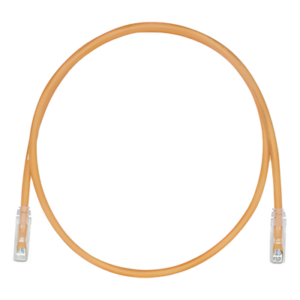 PANDUIT UTP28CH1OR – Cable de Parcheo / UTP Cat5e / 28AWG / 0.30 m (1 pie) / LSZH / Naranja