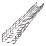 CHAROFIL CH-105-200EZ – Charola tipo malla / 105 mm peralte / 200 mm ancho / 3 m tramo / 334 cables Cat6 / Electro zinc