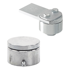 COMUNELLO 10800414-001 – Kit de Bivelo y Tejuelo / Acero Galvanizado / 650 kg / 220,000 Ciclos / 2.13 ft Puertas