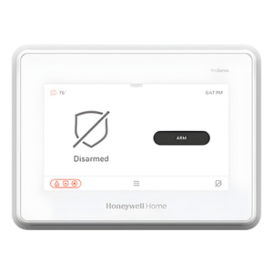 HONEYWELL HOME RESIDEO PROA7FA – Panel de Alarma con Pantalla Táctil / 7 Pulgadas / 127 Zonas Inalámbricas / 78 Dispositivos Z-Wave / 85 dB / 9 VCC