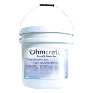 TOTAL GROUND OHM-CRETO-11 – Intensificador de Tierras / Resistividad Baja / Dureza Similar al Concreto / Presentación en Polvo / Mezcla con Agua / Reducción de Tensión de Paso