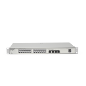 RUIJIE RG-NBS5200-24GT4XS – Switch Administrable Capa 2+ / 24 Puertos Gigabit / 4 SFP+ 10Gb / Capacidad de Conmutación 128 Gb/s / Gestión en Nube / Montaje Rack 1U