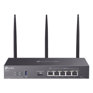 TP-LINK ER706W – Router Empresarial Wi-Fi 6 / AX3000 / Multi-WAN 5 Puertos / 150,000 Sesiones Concurrentes / VPN Integrado / USB 3.0 / Omada SDN